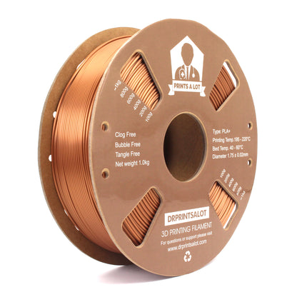 Premium Silk PLA+ Filament in Vibrant Colors | DrPrintsALot
