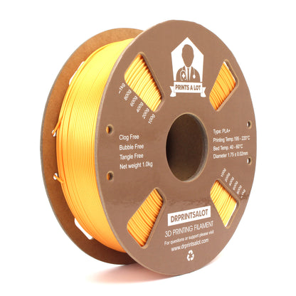 Premium Silk PLA+ Filament in Vibrant Colors | DrPrintsALot
