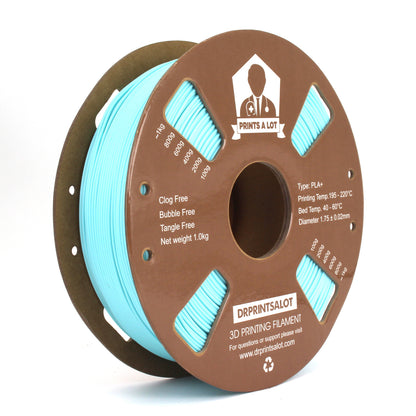 Smooth matte PLA+ filament for vibrant 3D designs