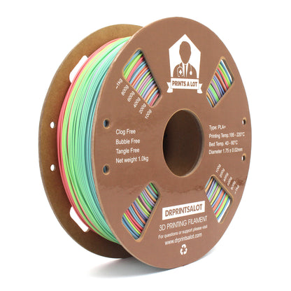Matte PLA+ filament for clean and vibrant 3D prints