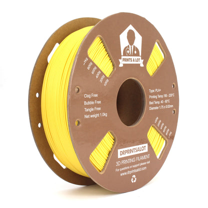 Premium matte PLA+ filament spool for effortless printing